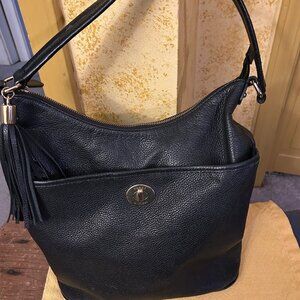 Tommy Hilfiger Black pebble leather  bag